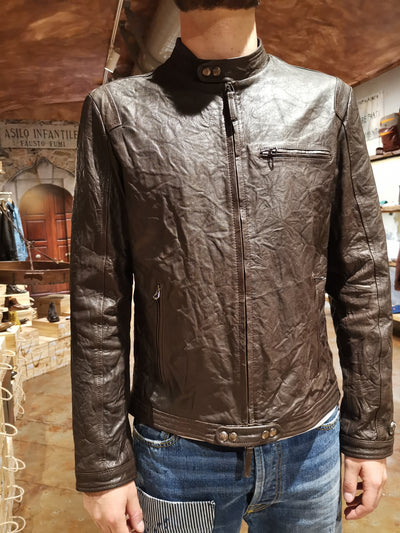genuine leather jacket made in italy